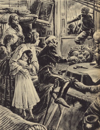 Intian kapina (litografia) tekijältä C.L. Doughty