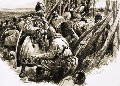 Kuningas Alfred vetäytyi pienen uskollisten kannattajien joukon kanssa suohon tekijältä C.L. Doughty