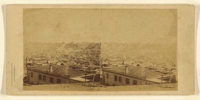 Panoraamanäkymä San Franciscosta - nro 8. Otettu Sacramenton ja Taylor Sts:n kulmasta. tekijältä C.L. Weed