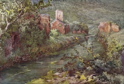 Ninfan linna (väri litho) tekijältä C.T.G. Formili