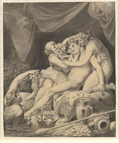 Bacchus Made Tare Bachchantinder tekijältä Christoffer Wilhelm Eckersberg