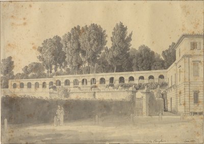 Casino del Muro Torto ja Villa Borgheses ovat, Rom tekijältä Christoffer Wilhelm Eckersberg