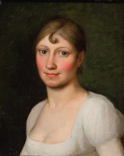 Christine Rebekka Eckersberg, os Hyssing, taiteilijan ensimmäinen vaimo tekijältä Christoffer Wilhelm Eckersberg