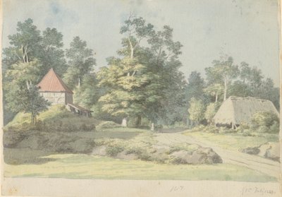 Mønin tiilitehdas tekijältä Christoffer Wilhelm Eckersberg