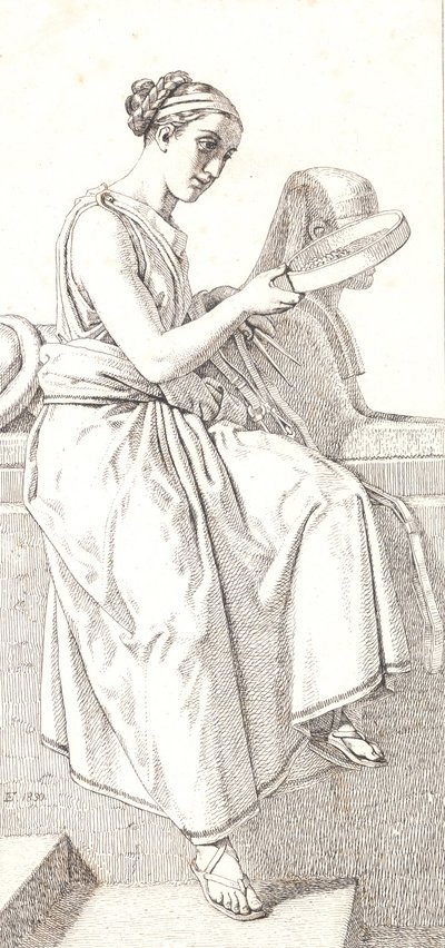 Syy. Allegorinen hahmo tekijältä Christoffer Wilhelm Eckersberg