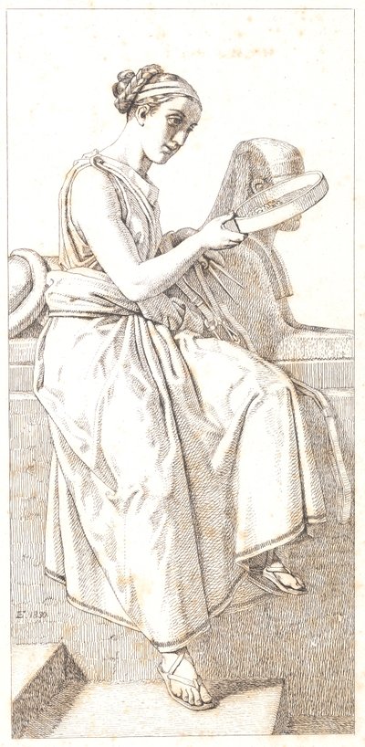 Syy. Allegorinen hahmo tekijältä Christoffer Wilhelm Eckersberg