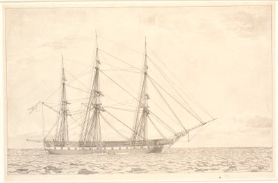Freia ankkurissa. tekijältä Christoffer Wilhelm Eckersberg