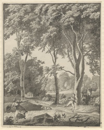 Svendstrupin metsästä tekijältä Christoffer Wilhelm Eckersberg