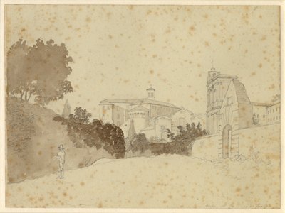 Pyhän kirkko Giovanni ja Paolo tekijältä Christoffer Wilhelm Eckersberg