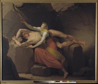 Loki ja Sigyn tekijältä Christoffer Wilhelm Eckersberg