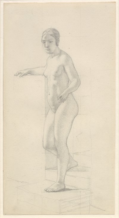 Seisova naismalli tekijältä Christoffer Wilhelm Eckersberg