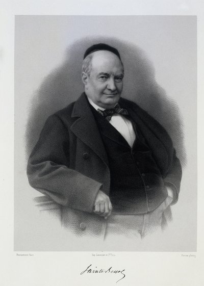 Charles Augustin Sainte-Beuve 1804-1869. tekijältä C. Bornemann