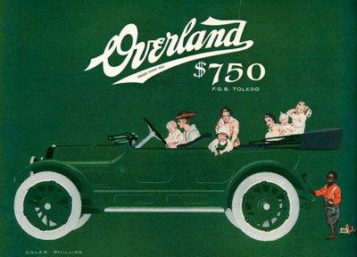 Willys-Overland-lehden mainos tekijältä C. Coles Phillips