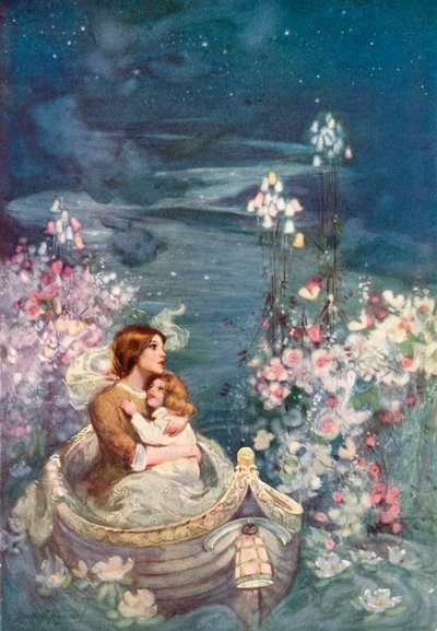 Kaunis Nodin maa (värinen lito) tekijältä C. Dudley (after) Tennant