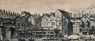 Osa Pariisin kaupunkia, 1915 tekijältä C. H. Meryon