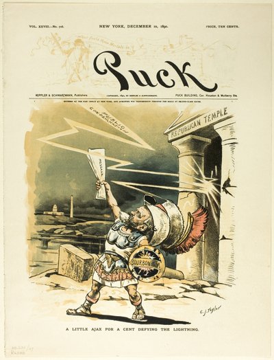 Hieman Ajax for a Cent uhmaa Lightning, alkaen Puck tekijältä C. Jay Taylor