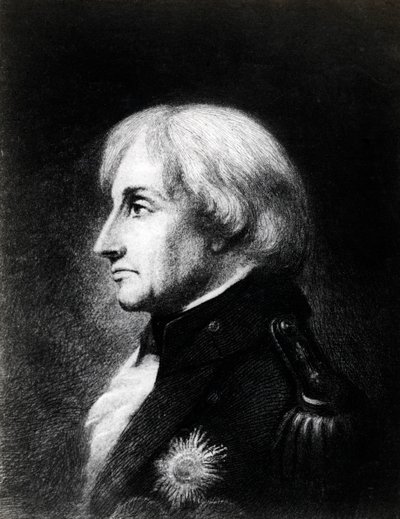 Lord Nelson Merton Housessa syyskuun alussa 1805, 1800-luvulla tekijältä C John M Whichelo