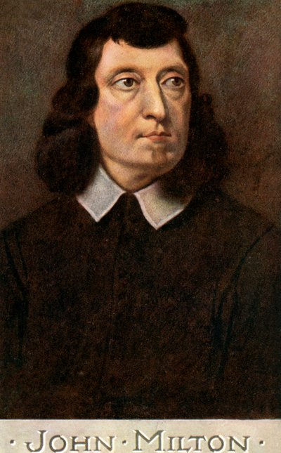 John Milton 1608-1674, englantilainen runoilija, 1900-luvun alku. tekijältä C. W. Quinnell