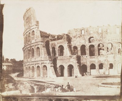 67. Colosseum, Rooma, toinen näkymä, toukokuu 1846. tekijältä Calvert Jones