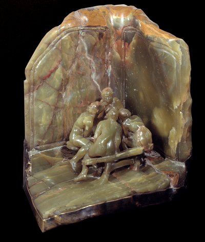 "loveseats" 1897 (pronssi ja onyksi) tekijältä Camille Claudel