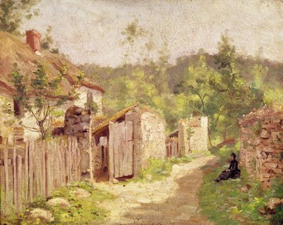 Daumierin talo Valmondoisissa tekijältä Camille Jacob Pissarro
