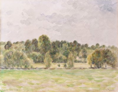 Eragny-ilta, 1890 tekijältä Camille Jacob Pissarro