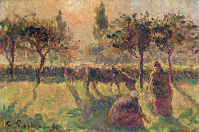 Kentällä, 1890 tekijältä Camille Jacob Pissarro
