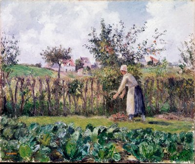Puutarhassa tekijältä Camille Jacob Pissarro