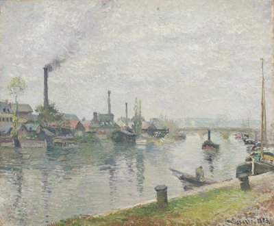 LIIle Lacroix Rouenissa, 1883 tekijältä Camille Jacob Pissarro