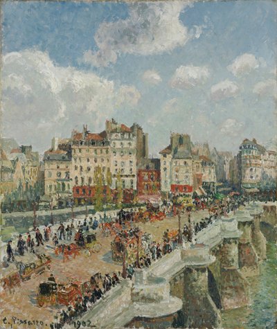 Uusi silta, 1902 tekijältä Camille Jacob Pissarro