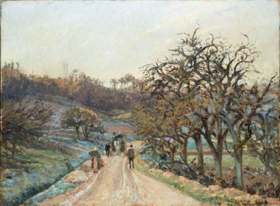 Orchard lähellä Osny, Pontoise, 1874 tekijältä Camille Jacob Pissarro