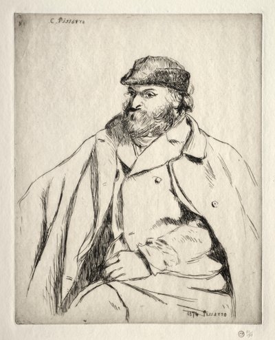 Paul Cezanne, 1874. tekijältä Camille Jacob Pissarro