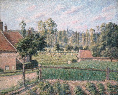 Prairie Eragnyssa, 1889 tekijältä Camille Jacob Pissarro