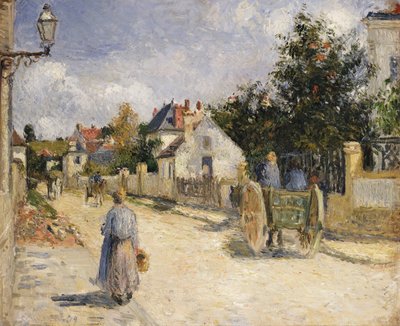 Road in Pontoise, 1879 tekijältä Camille Jacob Pissarro