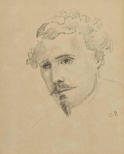 Omakuva, c. 1853. tekijältä Camille Jacob Pissarro