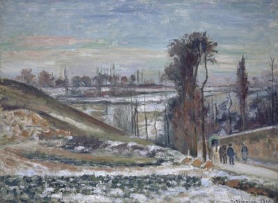 Luminen maisema lähellä Eremitaasia, 1875 tekijältä Camille Jacob Pissarro