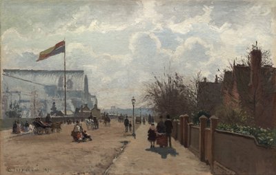 Kristallipalatsi, 1871 tekijältä Camille Jacob Pissarro