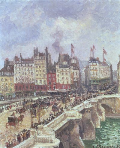 Pont Neuf, 1901 tekijältä Camille Jacob Pissarro