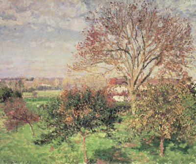 Syksyinen aamu Eragnyssa tekijältä Camille Jacob Pissarro