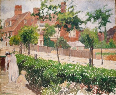 Bath Road, Lontoo, 1897 tekijältä Camille Pissarro
