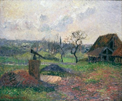 Tiiliuuni Eragnyssa, 1885 tekijältä Camille Pissarro