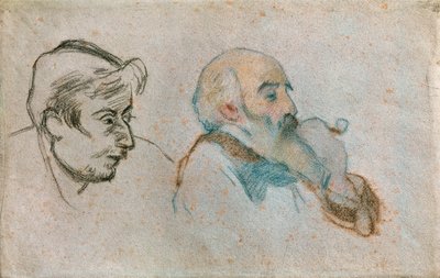 Gauguinin ja Pissarron kaksoismuotokuvat ... tekijältä Camille Pissarro
