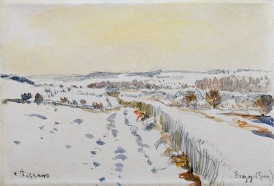 Eragny lumen alla tekijältä Camille Pissarro