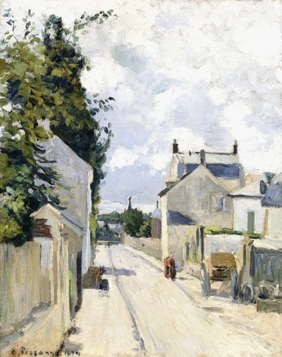 Hermitage Street, Pontoise tekijältä Camille Jacob Pissarro