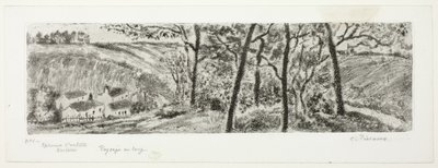 Maisema Panoraama tekijältä Camille Pissarro