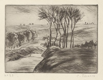 Maisema Osnyssa tekijältä Camille Pissarro