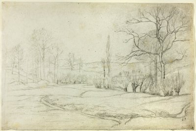 Maisema Montfoucaultssa tekijältä Camille Pissarro
