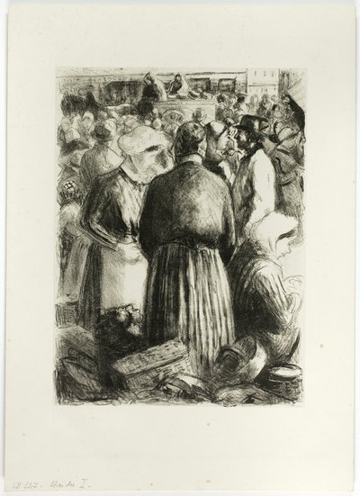 Markkinat Pointoisessa tekijältä Camille Pissarro