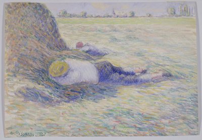 Keskipäivän lepo tekijältä Camille Jacob Pissarro