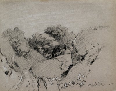 Nanterre, 1860 tekijältä Camille Pissarro
